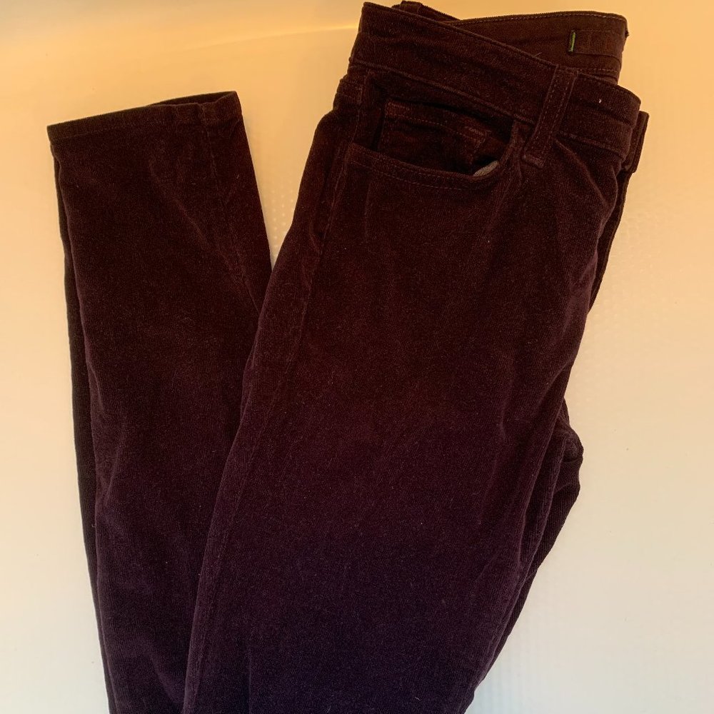 Plum Corduroy Pants